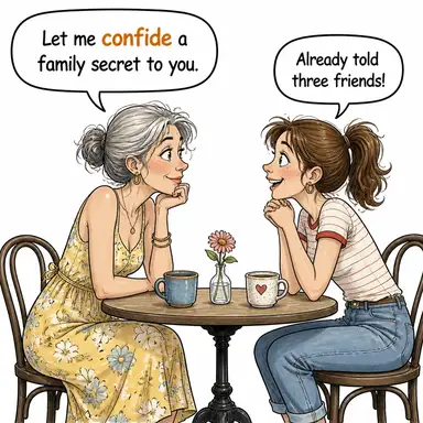 confide karikatür