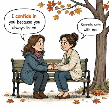 confide in karikatür