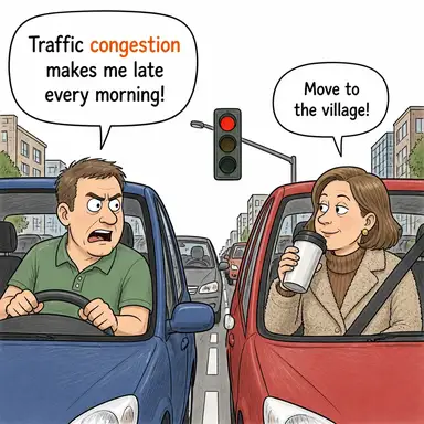 congestion karikatür