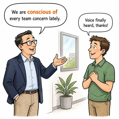 conscious of karikatür