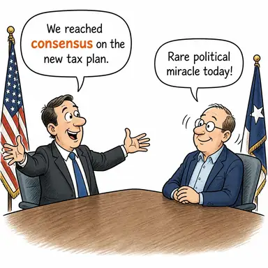 consensus karikatür