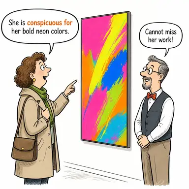 conspicuous for karikatür