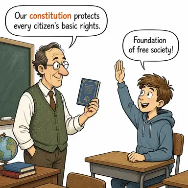 constitution karikatür