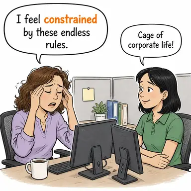 constrained karikatür
