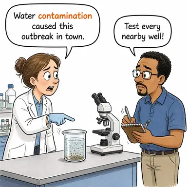 contamination karikatür