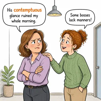contemptuous karikatür