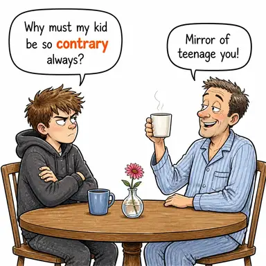 contrary karikatür
