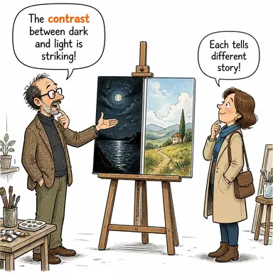 contrast karikatür