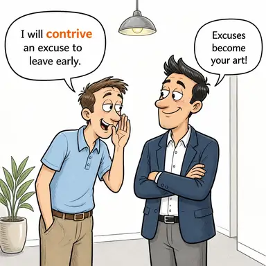 contrive karikatür