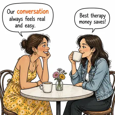 conversation karikatür