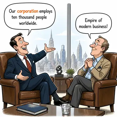 corporation karikatür