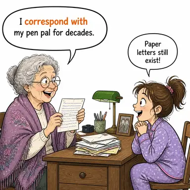 correspond with karikatür